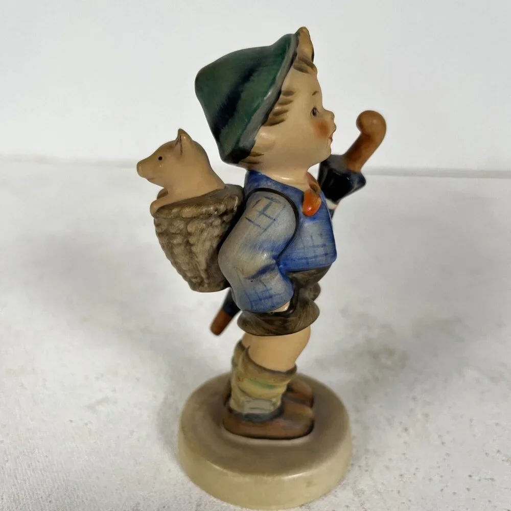Hummel Figurine Home From Market TMK-4 Pig 198 2/0 Mint 4.75